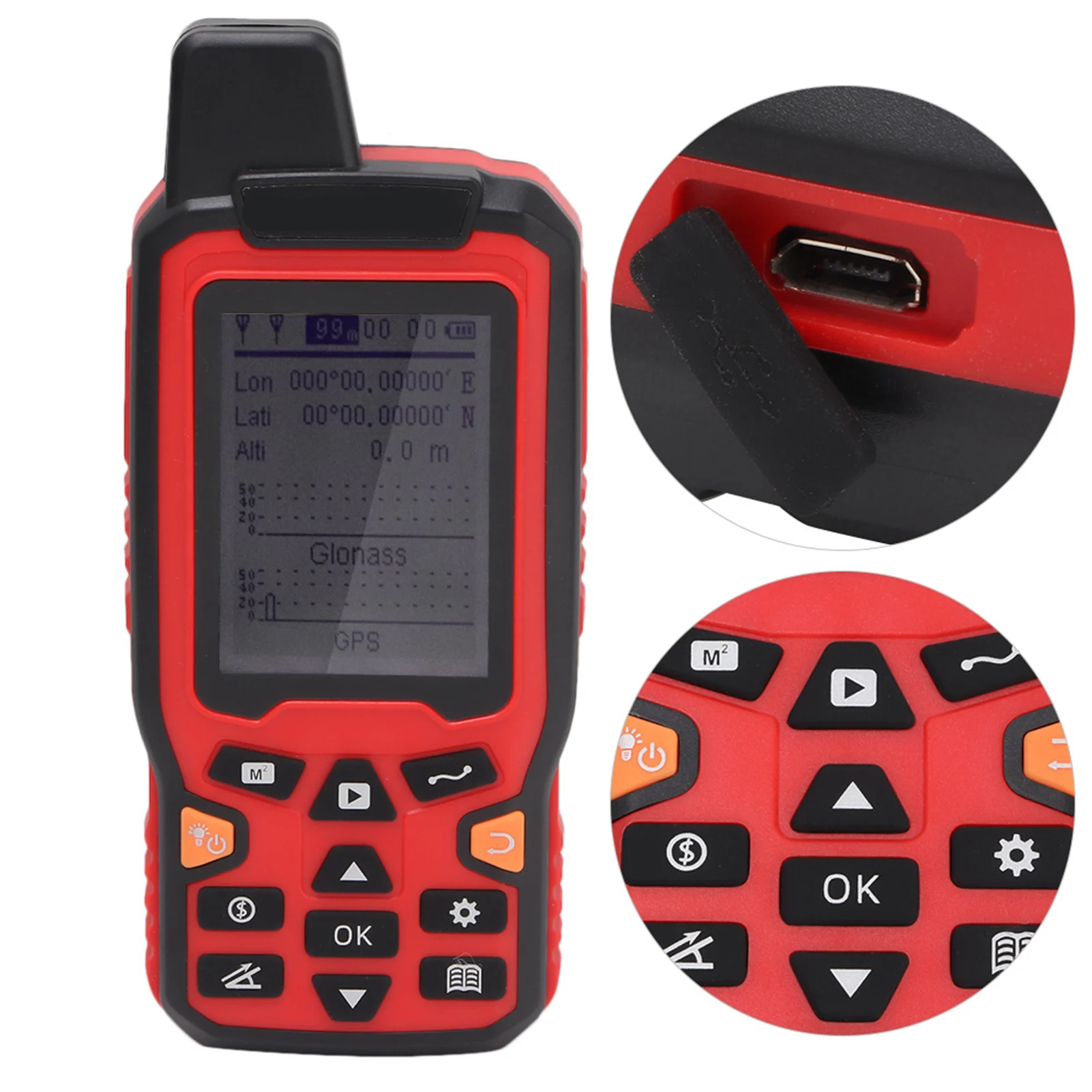 

GPS Land Area Meter ZL‑180 Handheld GPS Navigation Track Land Area Meter 2.4in Display Land Survey GPS Navigation Handheld GPS