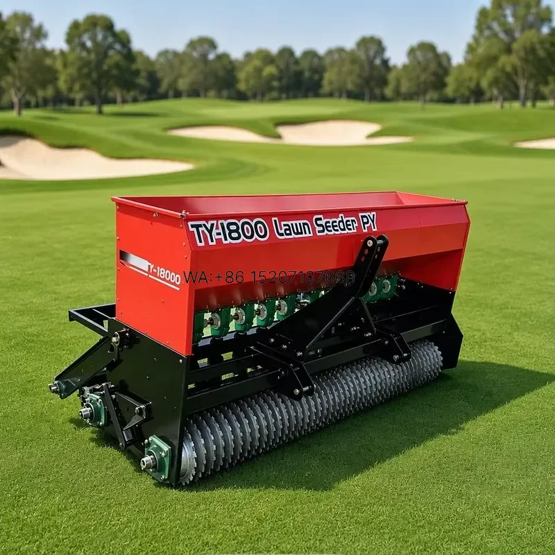 Wmwmnu for Sturdy-built Tractor Attached Turf Seeding Equipment Uniform Broadcast Sowing for Forage Grass Farm Planting