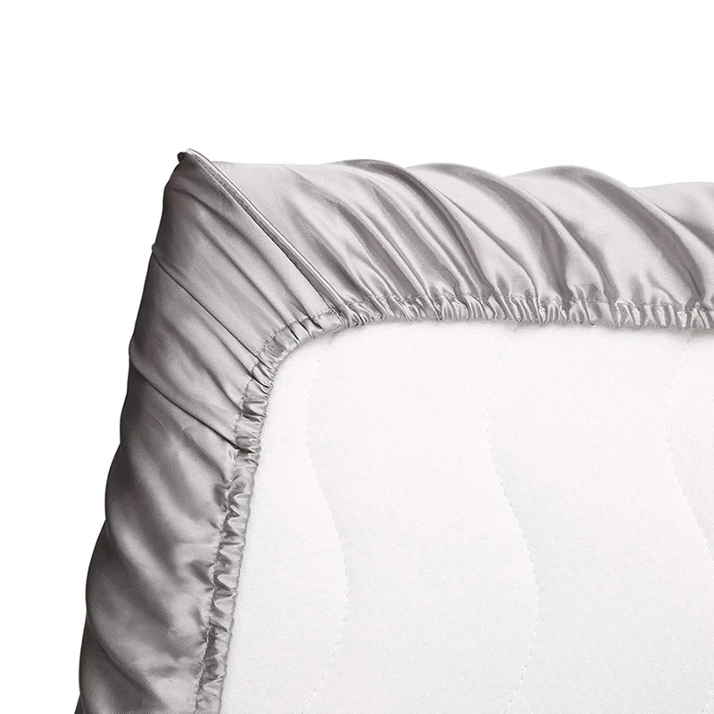 ملاءات سرير صغيرة فائقة النعومة مصنوعة من الحرير لحماية شعر الطفل وجلد الساتان