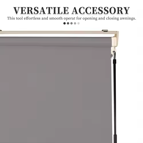 Sunshade Hand Rod Awning Crank Handle Patio Canopy Replacement Wand Heavy Duty Outdoor Manual Operated parts Awnings Accessories - Image 3