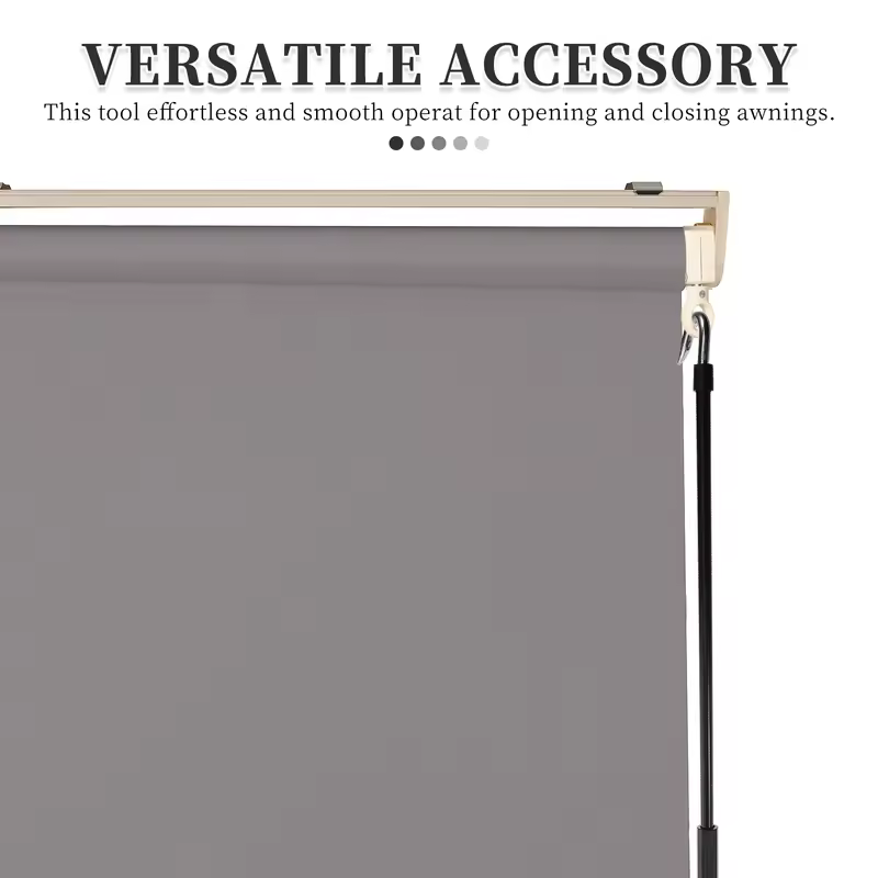 Sunshade Hand Rod Awning Crank Handle Patio Canopy Replacement Wand Heavy Duty Outdoor Manual Operated parts Awnings Accessories - Image 3