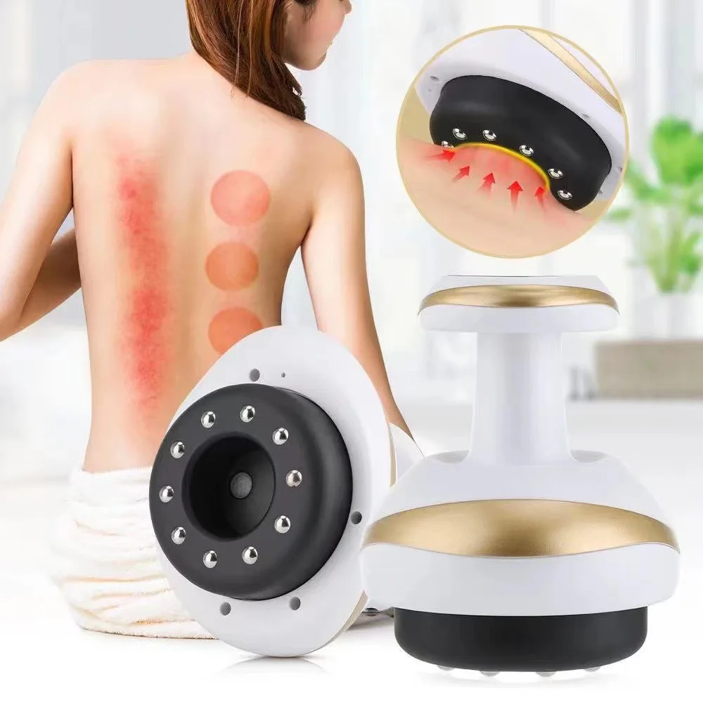 

Tuhopeta Home Electric Scraping Massager Cupping Body Massager Vacuum Cupper Suction Cup Heated Fat Burner Cellulite Massager