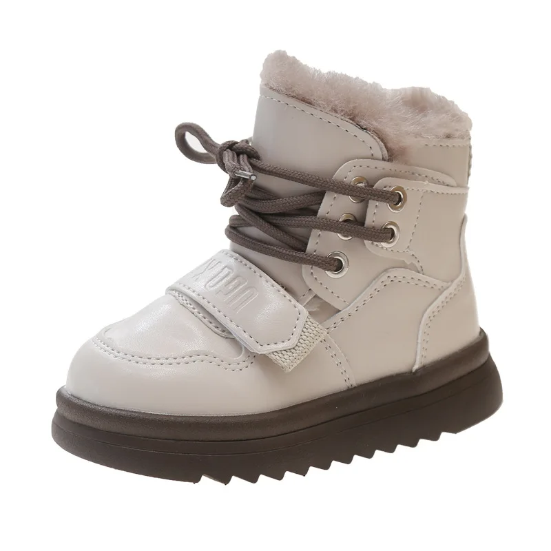 Children Snow Boots Fashionable Plush Warm Shoes Cotton Boots Winter Shoe Kids Shoe for Girl Designer Shoes Zapatos Niña Botas