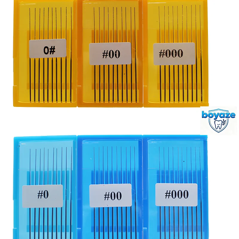 10 Box Dental Barbed Broaches Wihtout Handle Endondontic Root Canal Files Cleaning Smooth Needle Stainless Steel Dentistry Tools