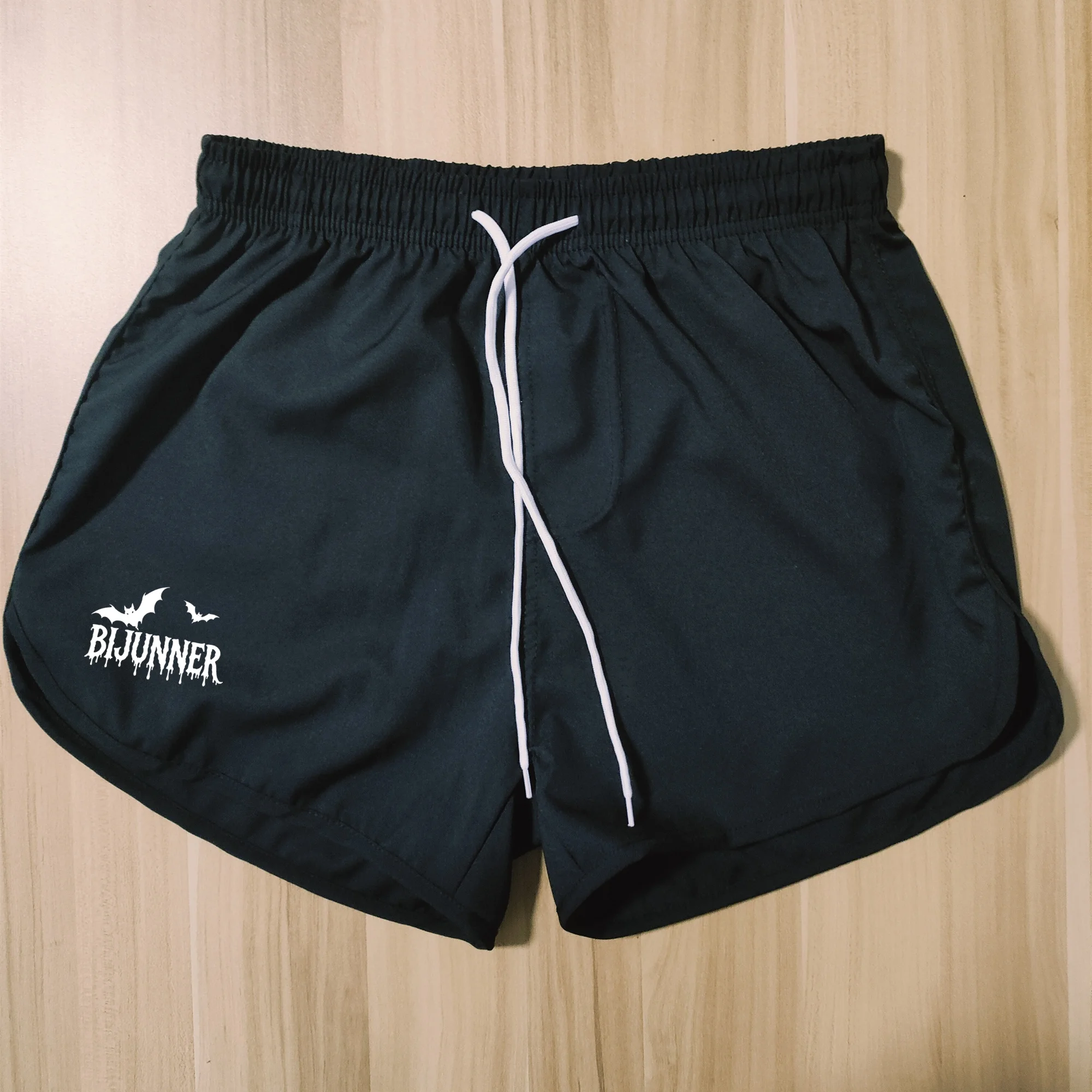 New Light Weight Running Shorts Ultra Short Single Layer Sportswear Gym Stretch Waist Quick-drying Breathable Bottoms Men Summer