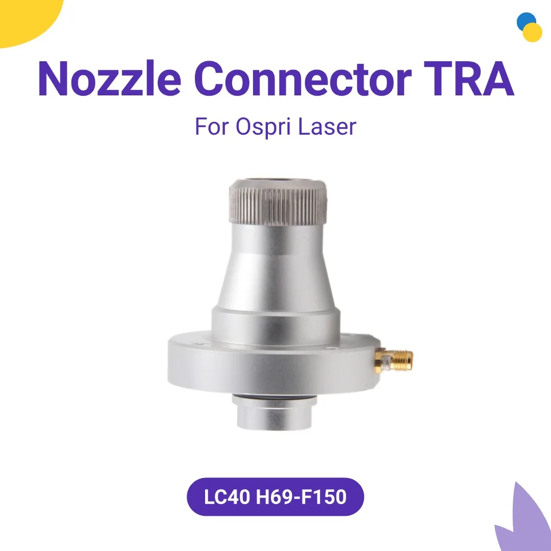 Header Ospri Fiber Laser Nozzle Connector TRA LC40-D60-H69 F150 CC-10 For Ospri HSG 3D LC40 Fiber laser Cutting Head Machines