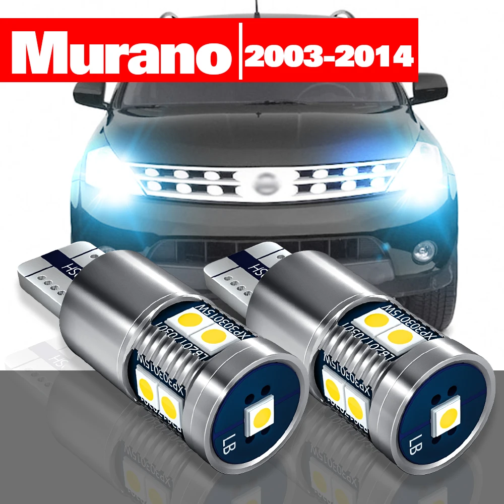 

For Nissan Murano 1 2 Z50 Z51 2003-2014 2pcs LED Parking Light Accessories 2006 2007 2008 2009 2010 2011 2012 2013