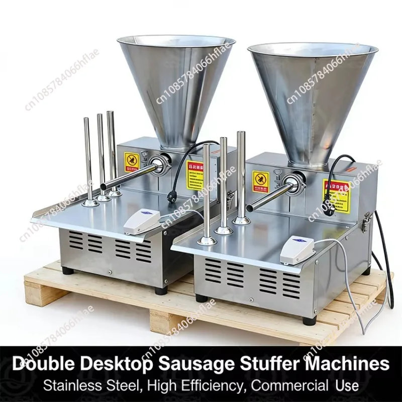 Automatic Large Capacity Sticky Rice Sausage Stuffer Stainless Steel Meat Filler Machine