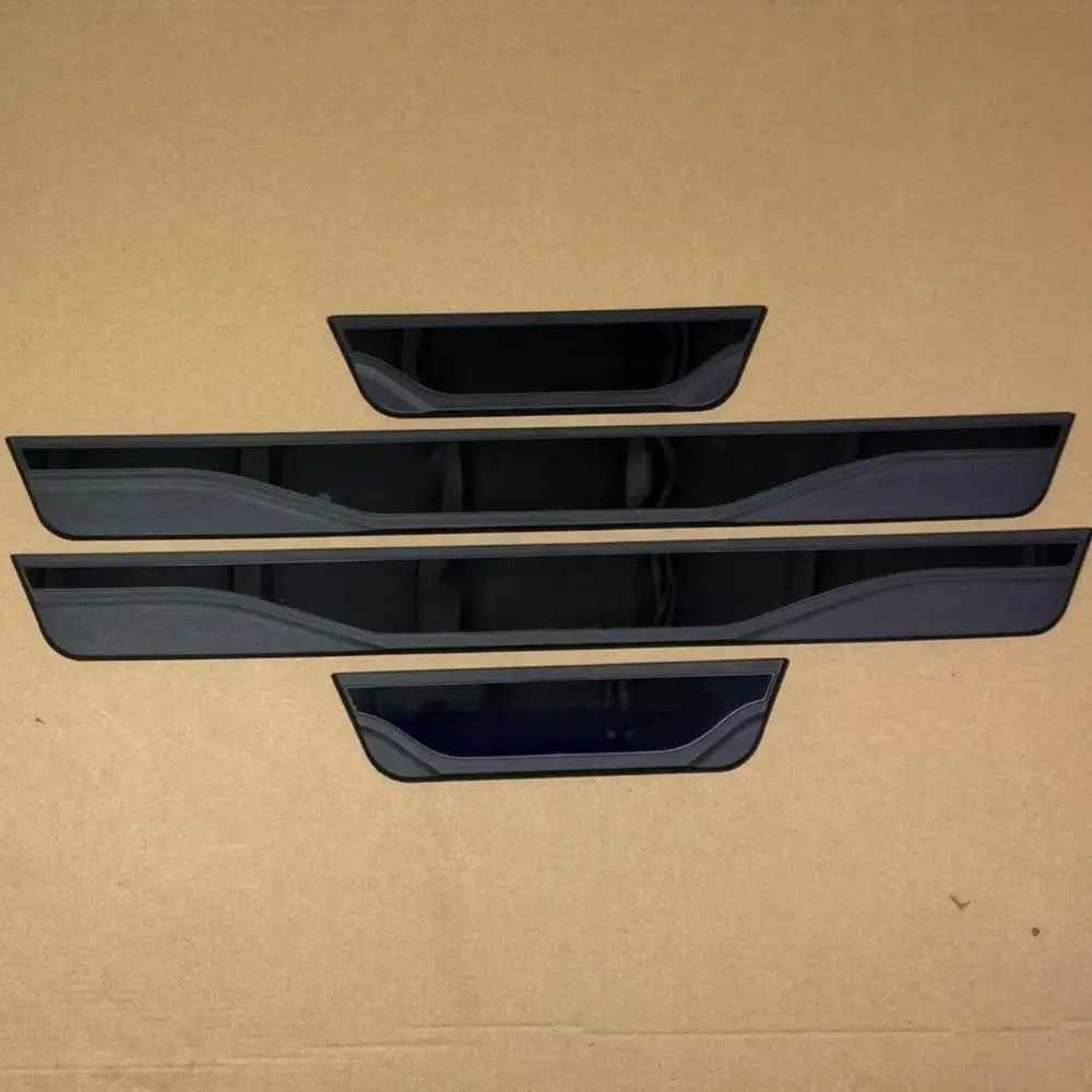 For Toyota RAIZE 2020-2025 2026 2027 Car Door Sill Plate 3D Stainless Steel ABS Cover Interior Sticker Auto Accessories Part
