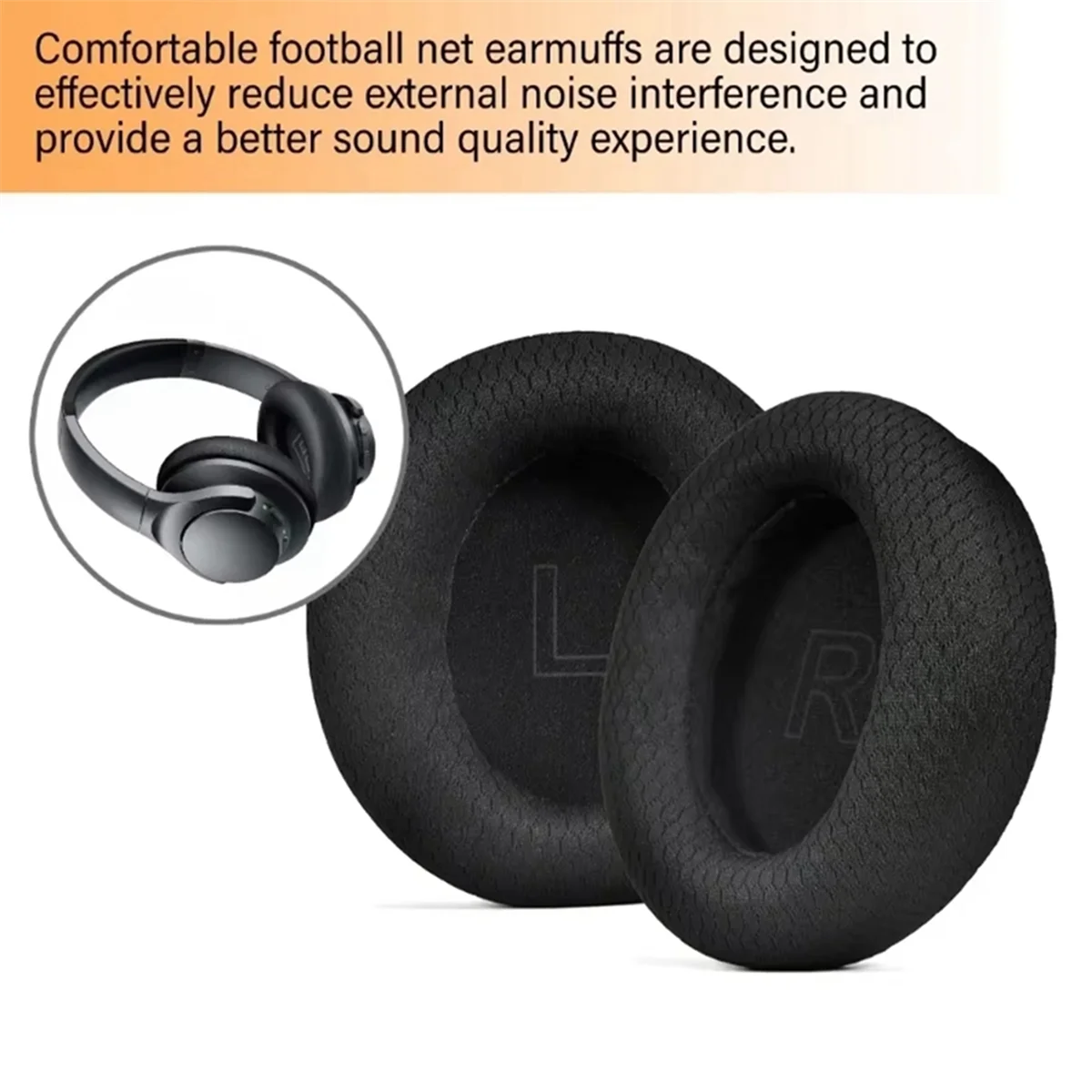 Сменные дышащие сетчатые амбушюры SEMOIC для наушников Life Q30/Q35, мягкие пенопластовые амбушюры