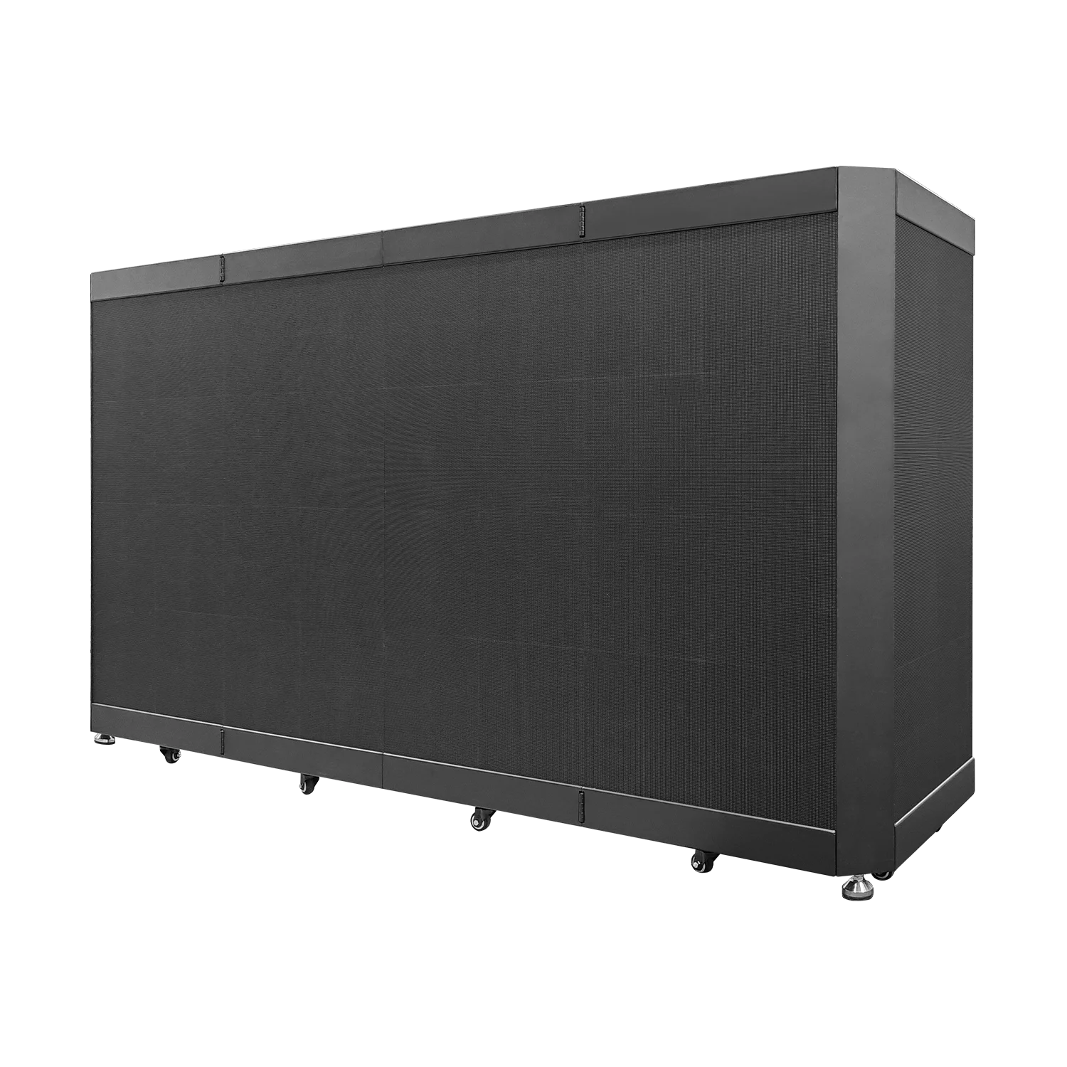60% portable, performance stand, foldable mobile display stand with wheels, suitable for music clubs, bars, festival stages