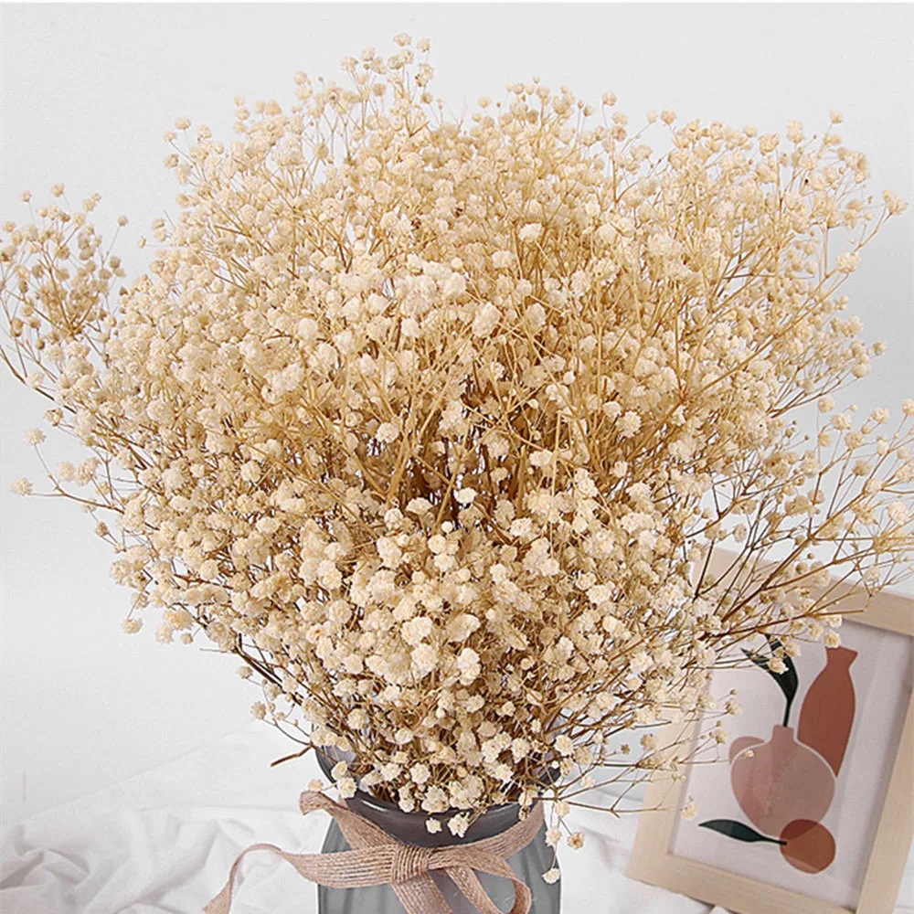 80g Félkegyelmű Aszalt gypsophile virágos esküvői decoratie Átköltés Baba Fuvalom Befőtt virágok Bokréta hoom karácsonyi dekor