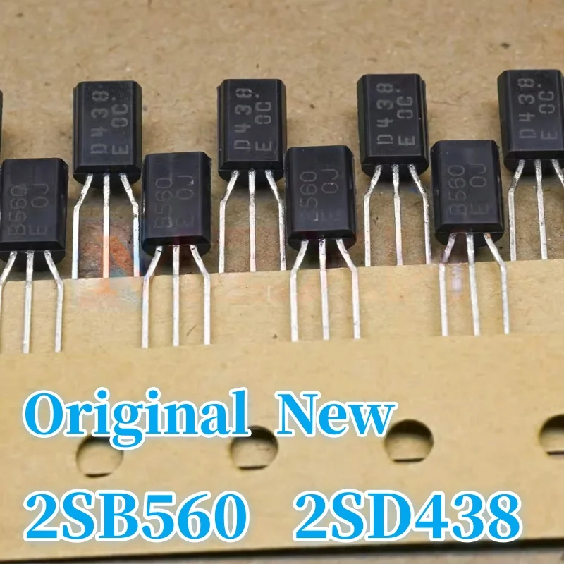 10 pares 2SB560 2SD438 B560 D438 genuino nuevo Original B560-E + D438-E