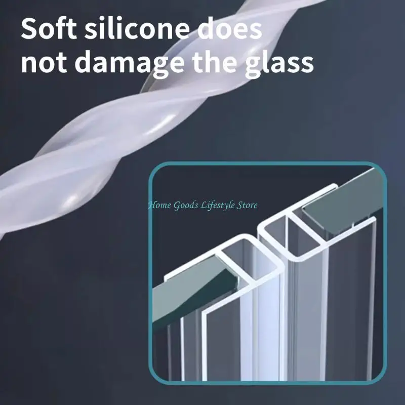 e74e multipurpose glass door seal شرائط محمولة للحمامات النظيفة والآمنة