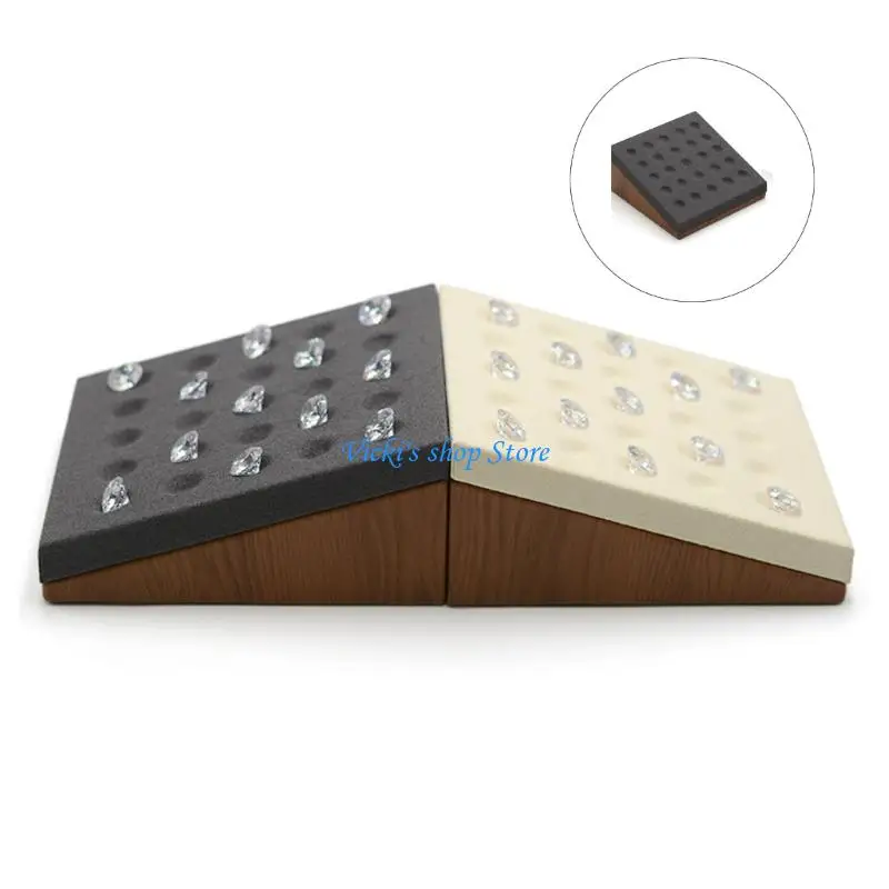 

Natural Jewelry Display Stand For Diamonds And Gemstones Secure Stable Base