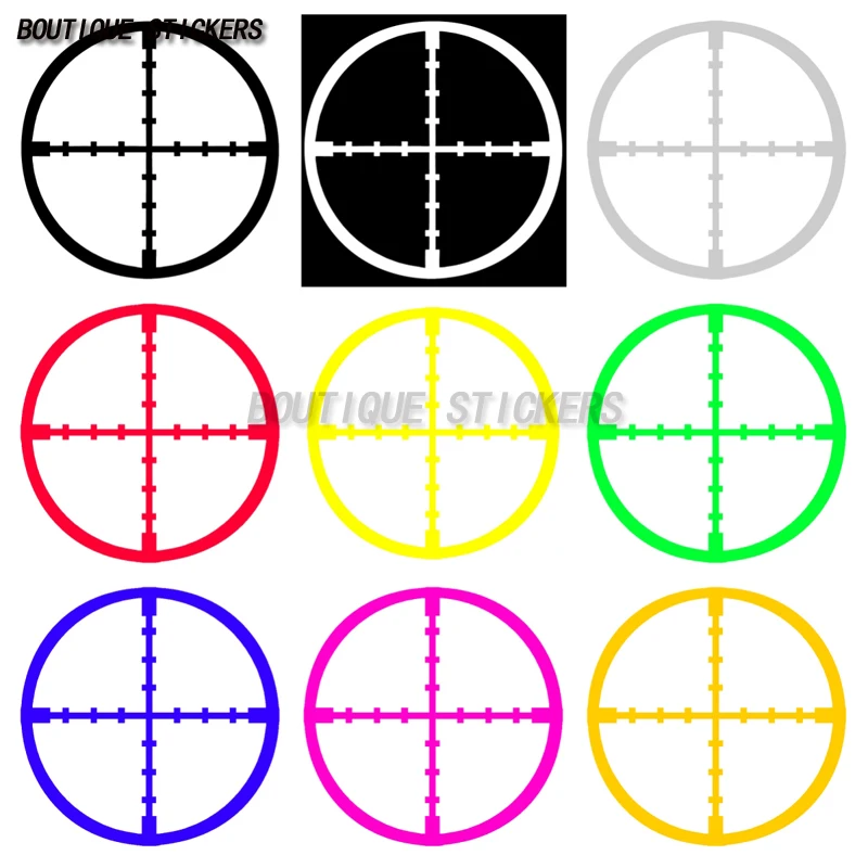 

Crosshair waterproof vinyl car stickers military games sniper hunting car window door wall stickers