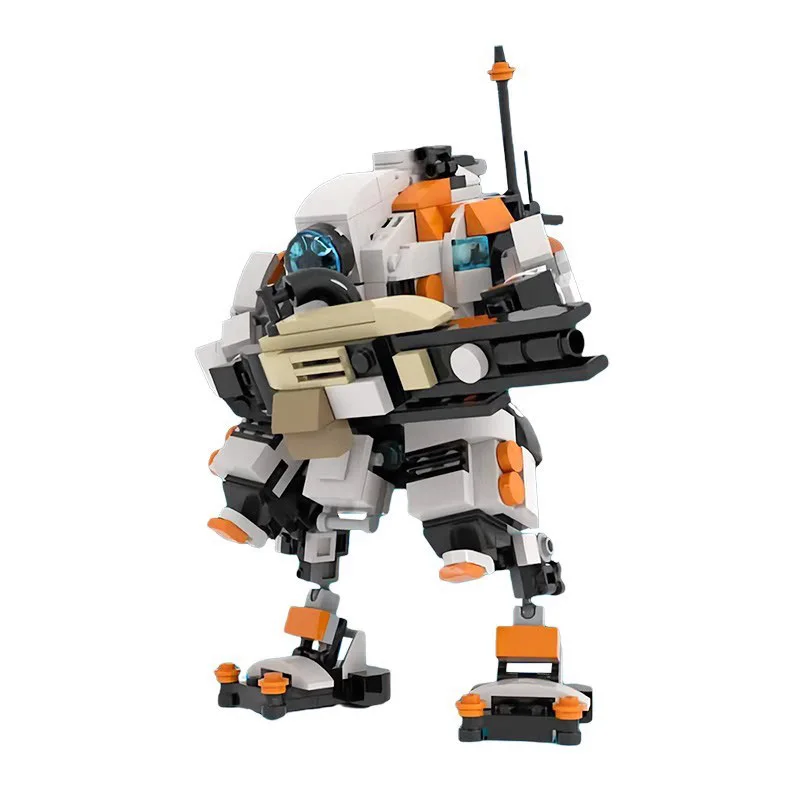 MOC Titan Falls Mecha Models Building Blocks DIy Assembled Model for Kids Intelligence Toys Creative Birthday Gifts Ornaments