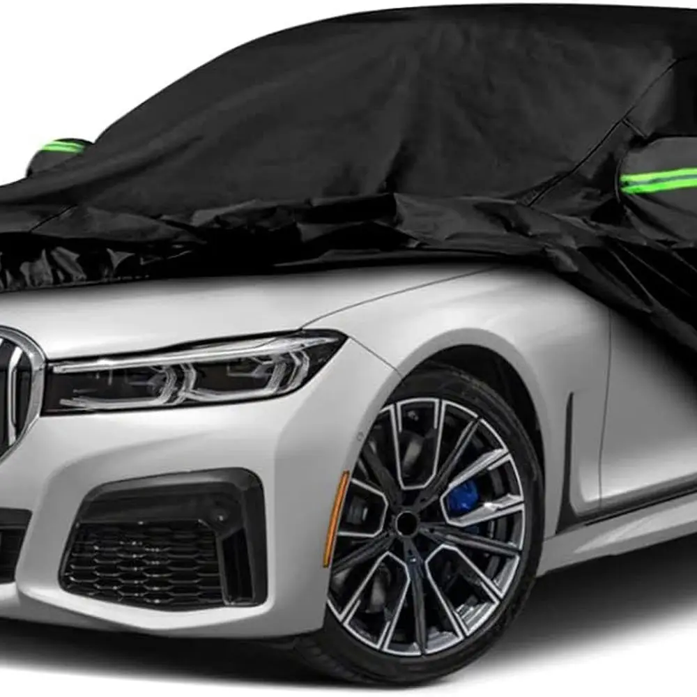 

All-Weather 210T Waterproof Car Cover for BMW 7 Series 2010-2025 Models with Inner Cotton Protection