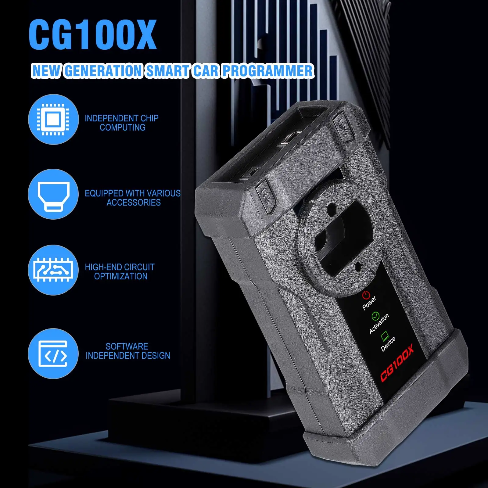 CGDI CG100X New Generation Programmer for Mileage Adjustment and ECU BCM Chip Reading Support MQB Newly Add RH850 R7F701407