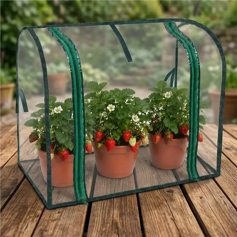 Gardening Germination Greenhouse Tabletop Nursery Tent Humidity Domes For Indoor-AA26