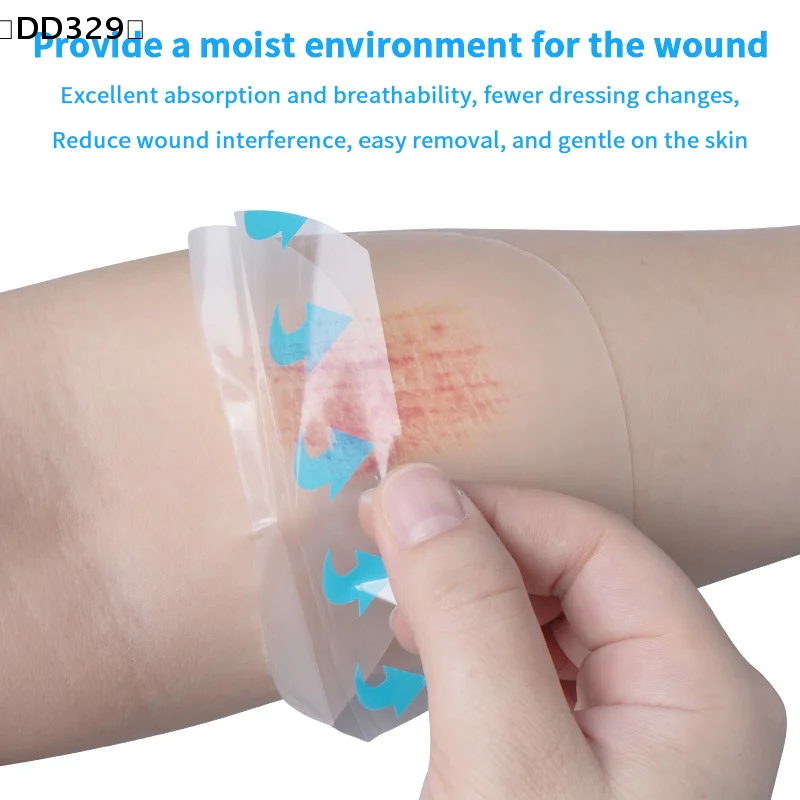 1/5 Pcs Self-Adhesive Patches Hydrocolloid Dressing Invisibility Breathable Wound Plaster Band Aid Adhesive Bandages Skin〔DD329〕