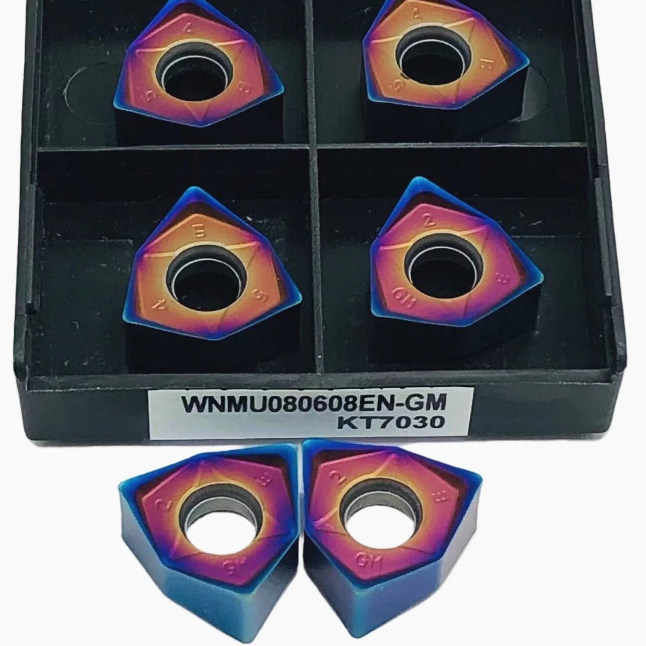 Nuovo 10 pz WNMU080608 inserti per fresatura frontale Oringinal di buona qualità mulino in carburo di tungsteno piastra di taglio tornio utensile per tornitura
