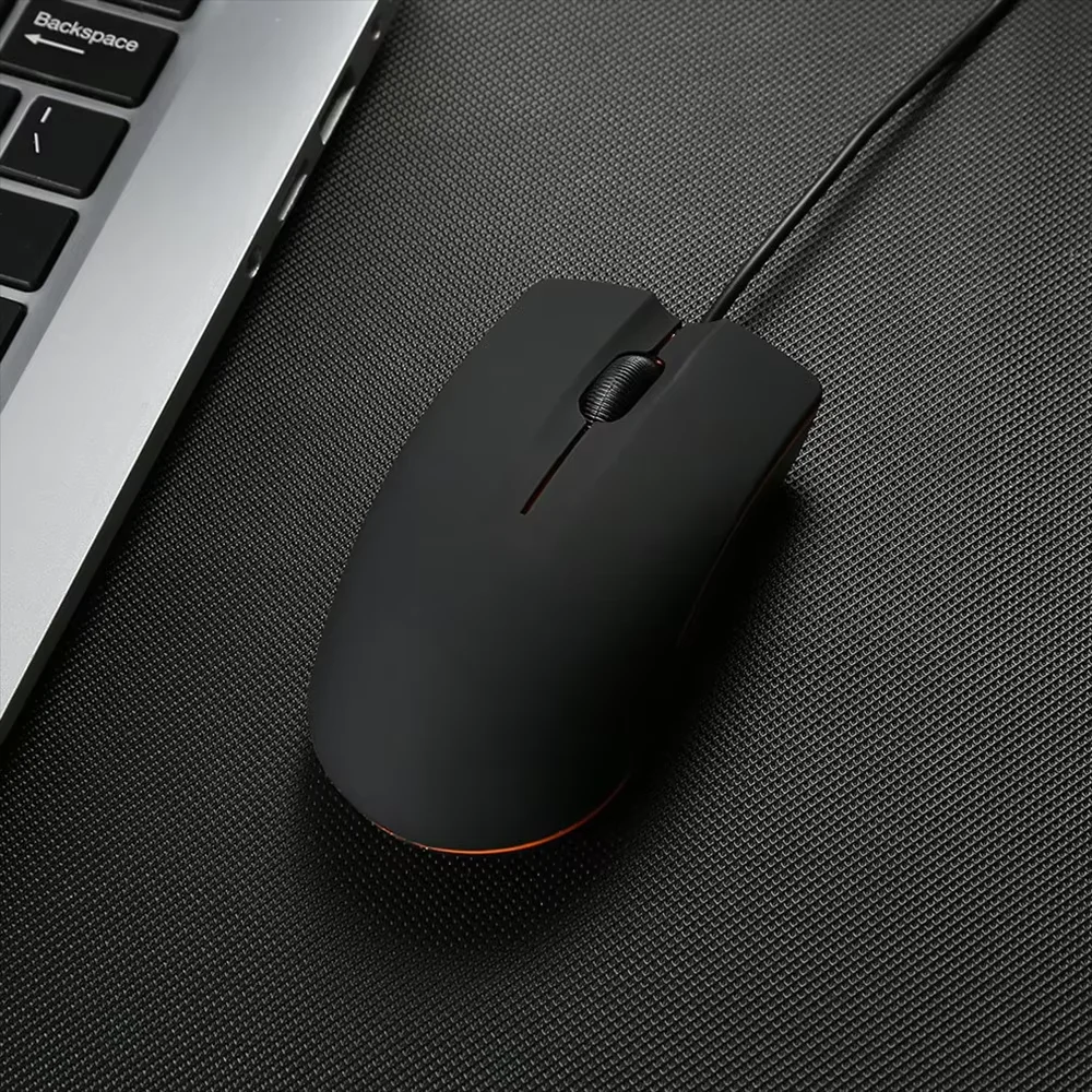 

Wired Mouse M20 Office Mouse USB Black/Purple Gaming Mouse For PC/Laptop Non Slip Wired Mouse