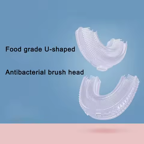 U Shaped Electric Toothbrush Heads for 360 Degrees Sonic Toothbrush Soft Bristles Replacement Tooth Brush Heads for Kids Adults