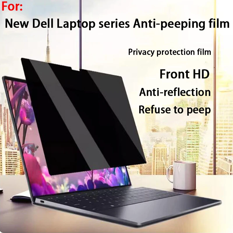 

Для Dell XPS 14 9440, антиподглядывающая пленка XPS 13 9350/9345/9340/9320, пленка для конфиденциальности экрана компьютера, XPS 9640, пленка против бокового вида