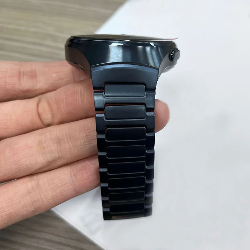 Original Titanium Metal Strap For Huawei Watch 4 Pro Men Bracelet No Gaps Watch Band For Huawei Watch 4 Pro Luxury Business - Image 3