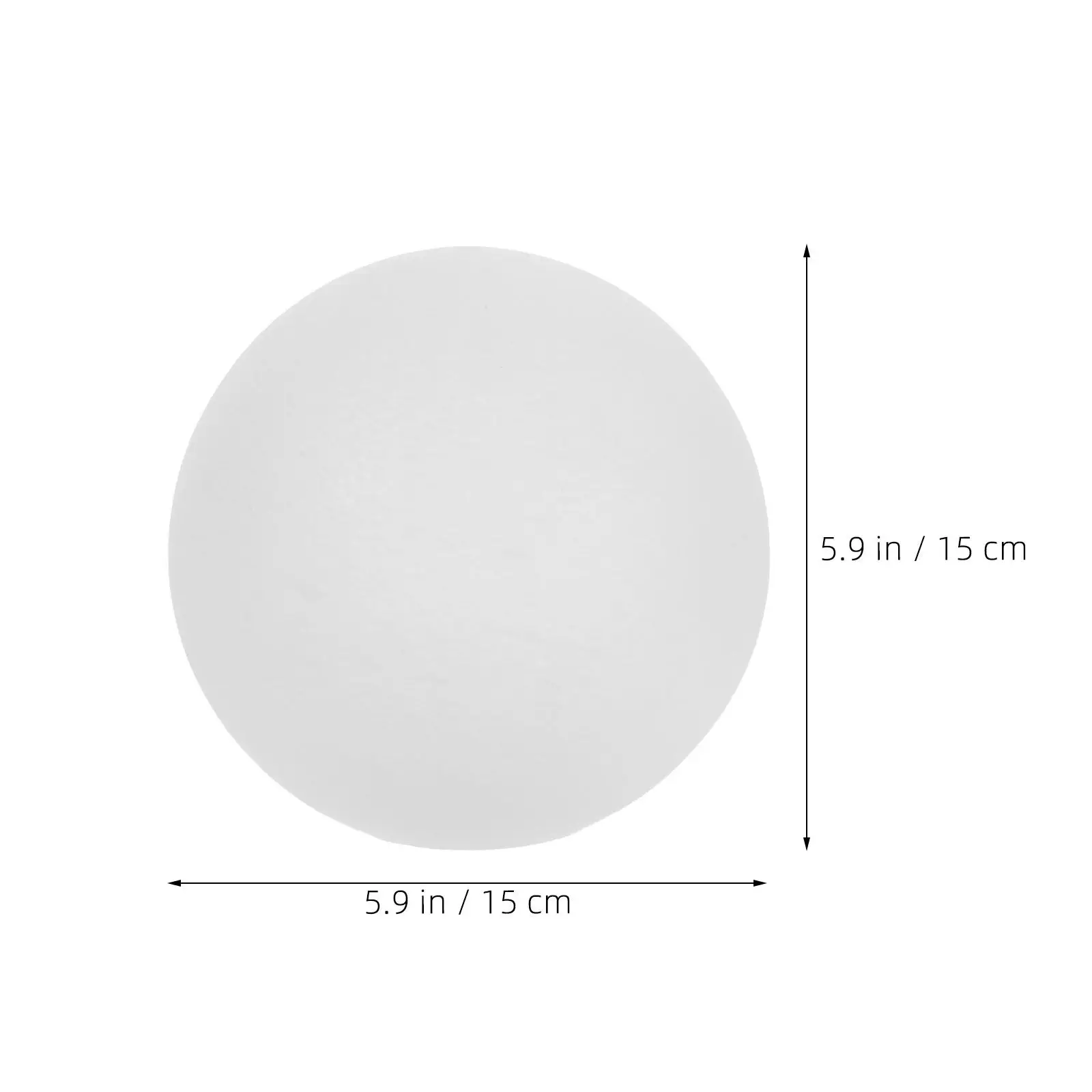 White Spherical Glass Lampshade 5.9in Globe Ceiling Light Cover E27 Compatible Soft Glow Dreamy Ambience Living Dining Bedroom
