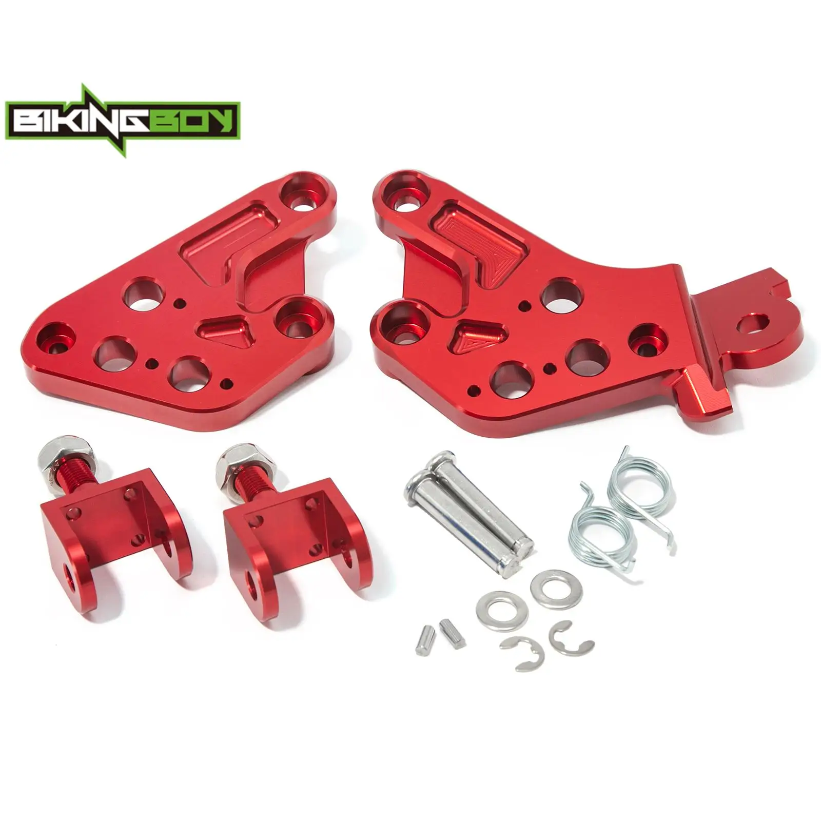 BIKINGBOY For Talaria KOMODO Foot Pegs Footpegs Pedal Bracket Adaptor Electric Dirt Bike Off-Road Motocross MX Aluminum
