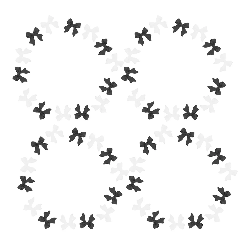 200 قطعة القوس السحر الراتنج مسمار الفن زينة للنساء Diy بها بنفسك مانيكير لوازم عيد الميلاد حفل زفاف أظافر صغيرة الأحجار الكريمة #6