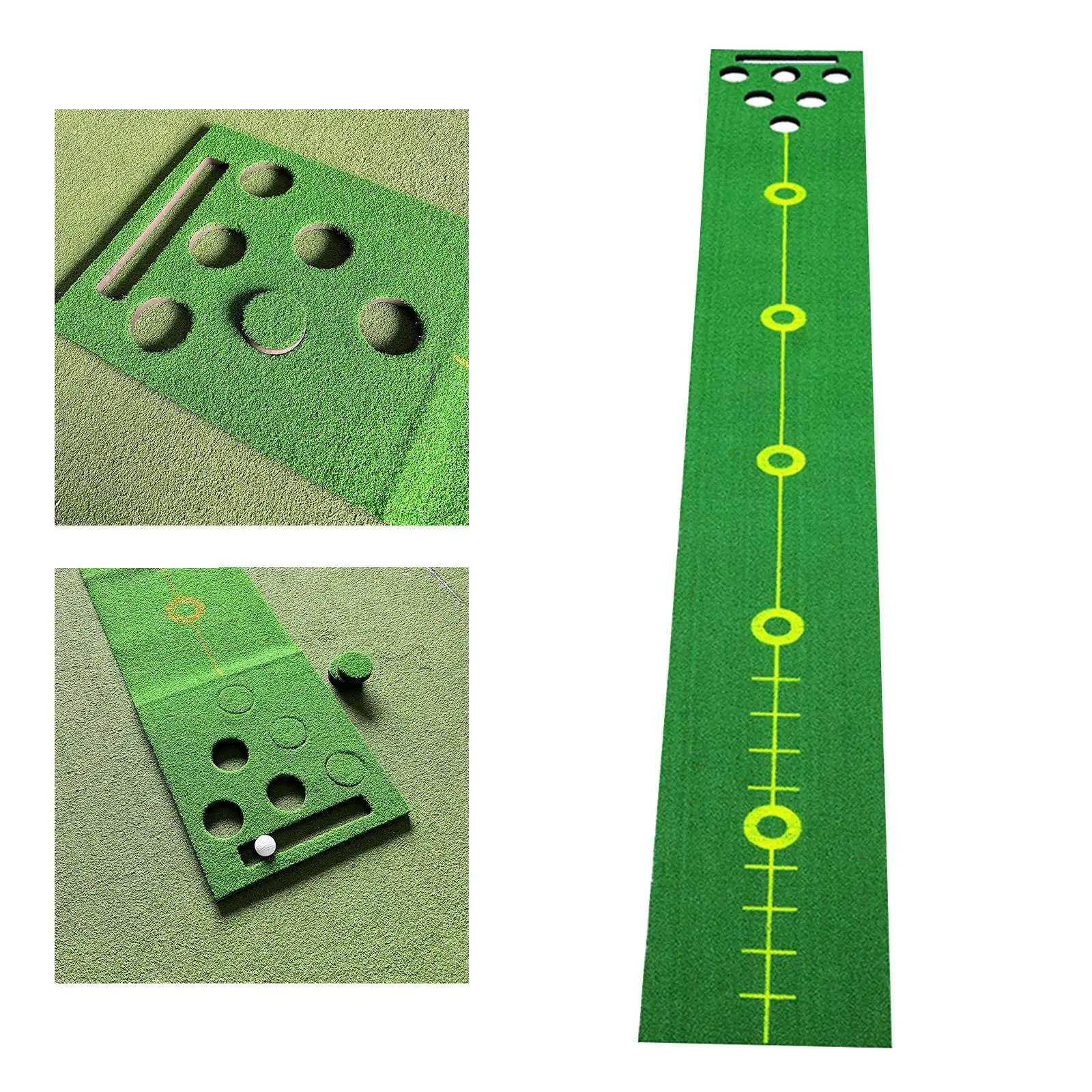 

Portable Golf Training Green Mat Hitting Rug Trainer Swing Batting Golf Putting Practice Mat for Home Backyard Office