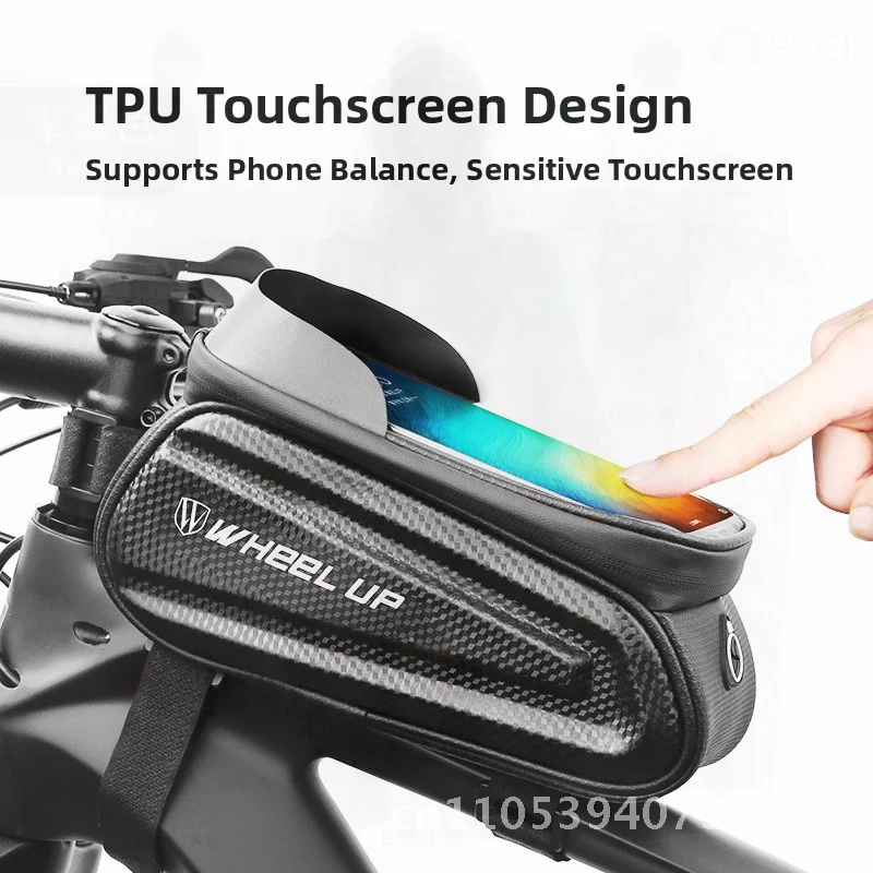 

Hard Shell Bicycle Bag Front Beam Head Mobile Phone Bag Waterproof EVA 2.7L Mountain Road Bike Riding Accessory Cross-border