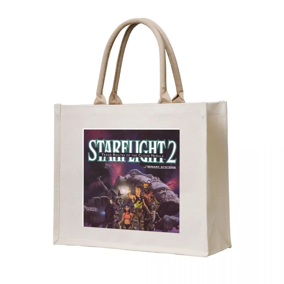 

Classic Game Covers - Starflight 2 Tote Bag custom tote bag Reusable bags personalized tote bag