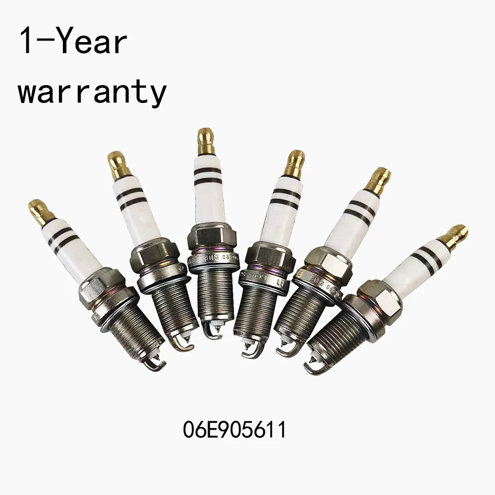 

6Pcs Spark plug For Audi A6L A7 A6 S6 A8 S8 06E905611