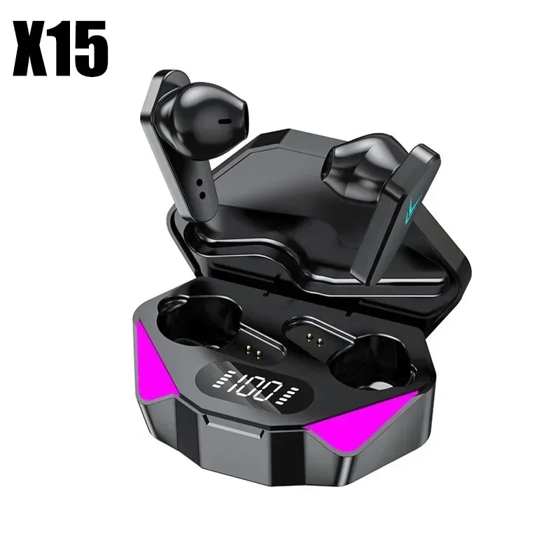 X15 Tws Draadloze Oortelefoon 5.3 Bluetooth Hoofdtelefoon 65Ms Lage Latentie Oordopjes Sport Gaming Headset Draadloze Hoofdtelefoon