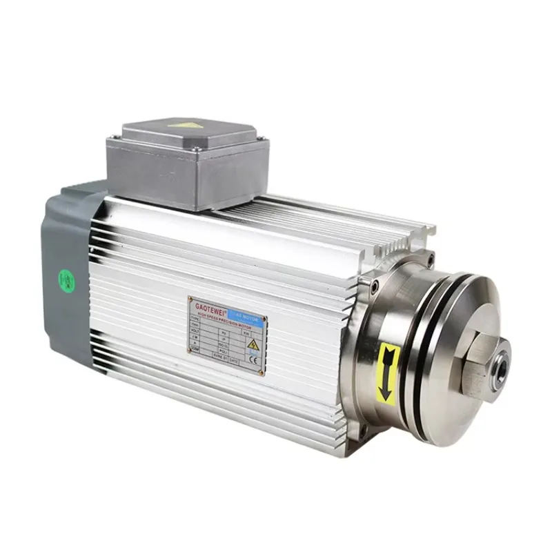 

Двигатель шпинделя высокой обороты с воздушным охлаждением, двигатель прецизионного режущего шпинделя с ЧПУ для резки алюминия, шлифования