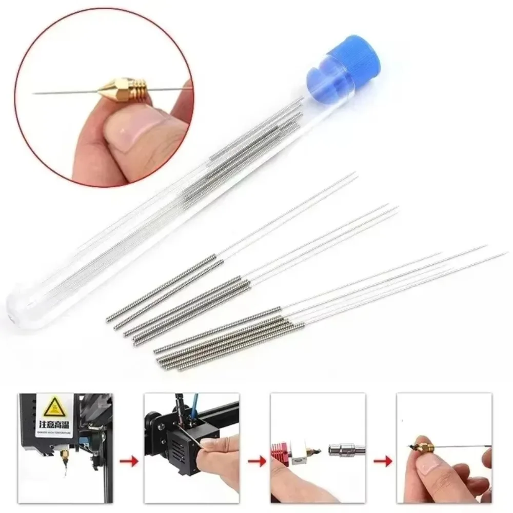 Car Windscreen Jet Nozzle Washer Tool Stainless Steel Wiper Nozzle Cleaning Kit for Unclog Car Glass Shower Heads Needle Set
