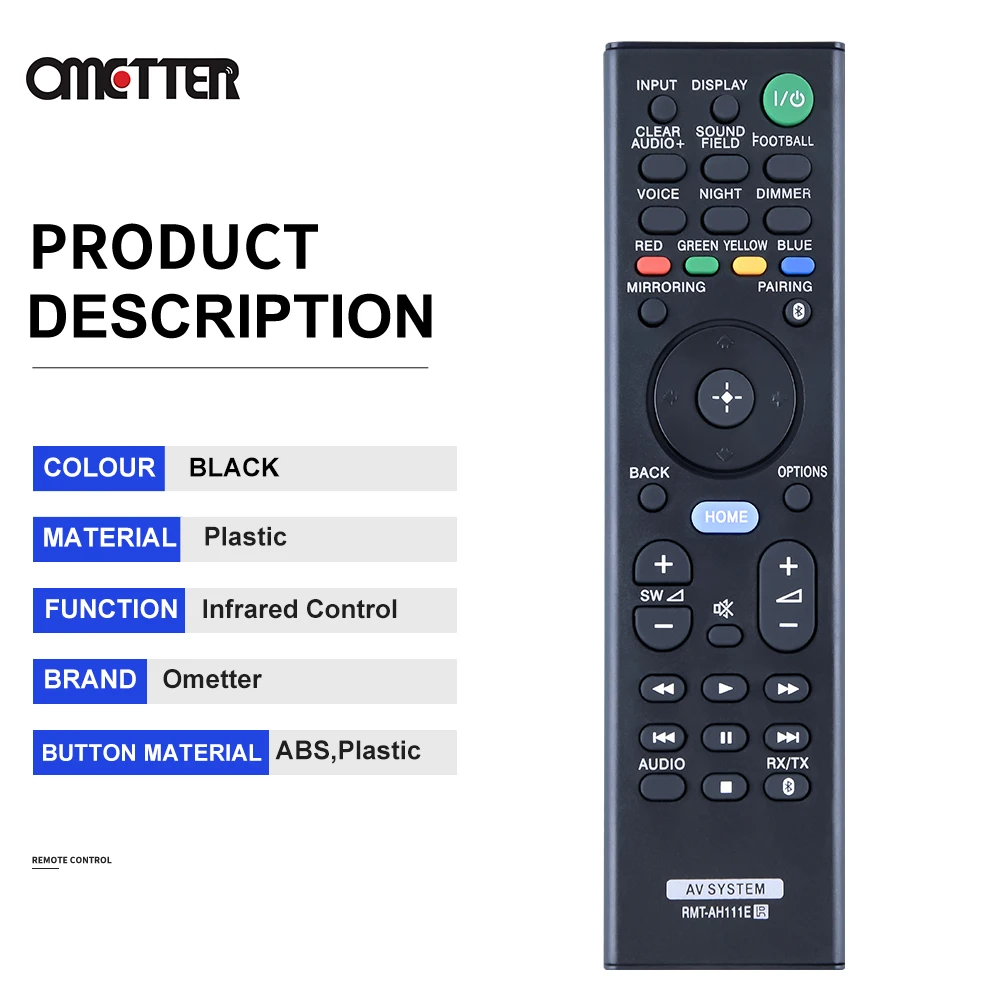 Nuovo RMT-AH111E per il teatro del sistema Audio ad alta potenza Sony HT-ST5 HT-XT1 HT-CT290 HT-CT291 HT-NT3 SA-CT390