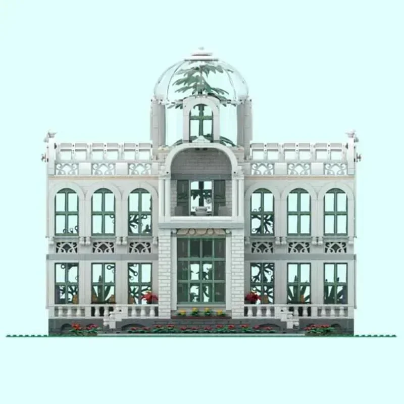 

Модель City Street View Moc, строительные кирпичи, технология центрального наблюдения, модульные блоки, подарки, рождественские игрушки, наборы «сделай сам», сборка