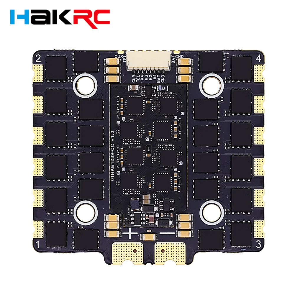 

HAKRC 90A / 100A / 110A BLHeli-S 4in1 Brushless ESC Support DShot 150/ 300/ 600/ PWM/ Oneshot 2-8S Lipo for RC FPV Racing Drone