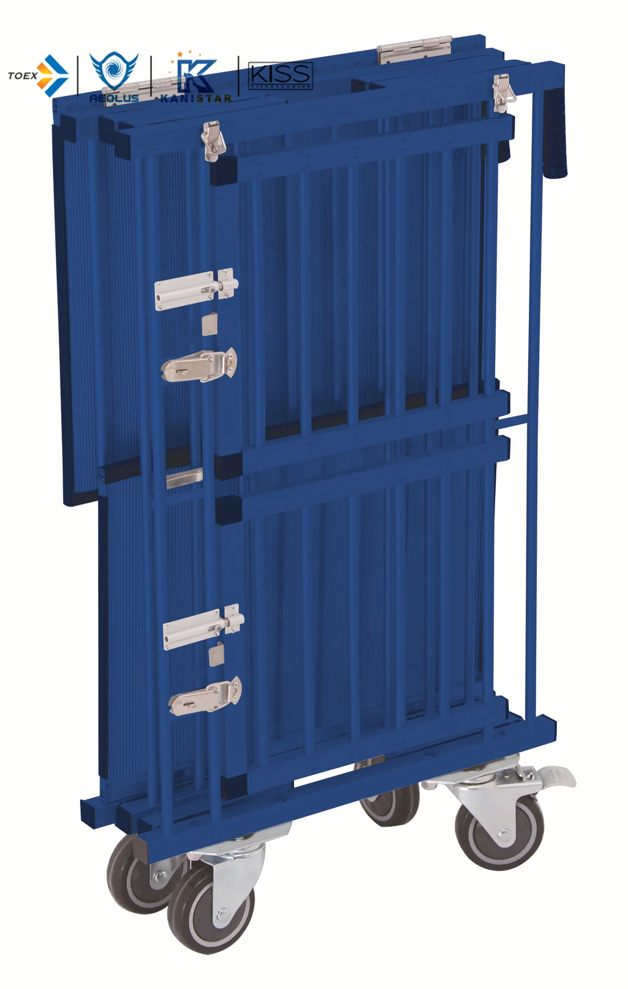 Pet Supplies Foldable Dog Kennel Aluminum Frame Display Rack for Store