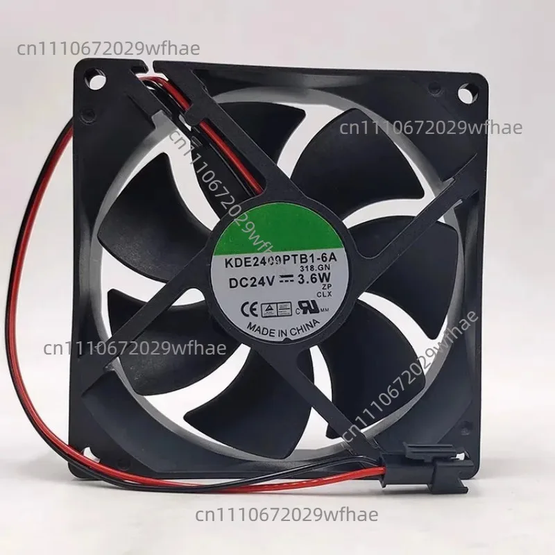 DC24V 3.6W Inverter Cooling Fan 2Pin 1PC New KDE2409PTB1-6A 90*90*25mm