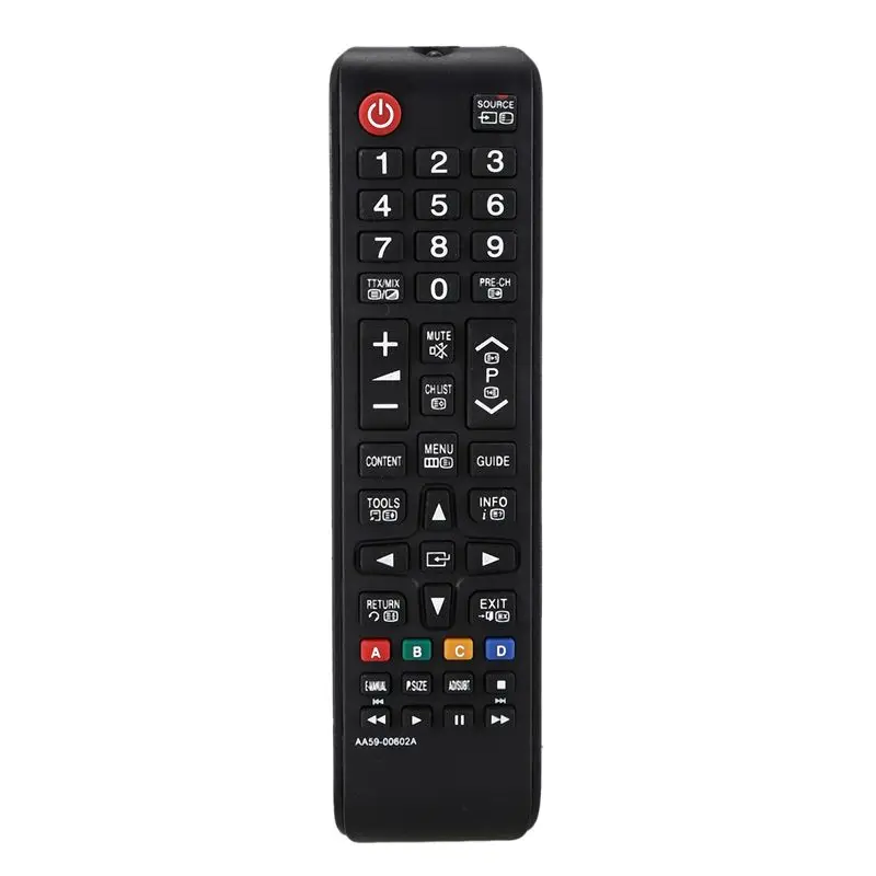 A33T 10X Replacement Remote Control for HD LED TVs AA5900602A AA59-00602A ABS Black