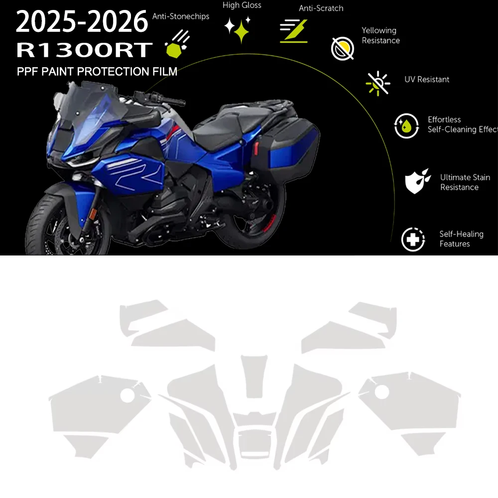 

Аксессуары Ppf R1300Rt, защитная пленка для краски, защитная наклейка для тела для Bmw R1300Rt 2025 — полный комплект защиты краски, детали