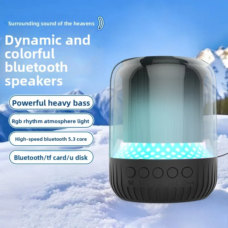 VYOPBC Bluetooth Speaker Outdoor Powerful Bass High Quality Long Battery Life Portable