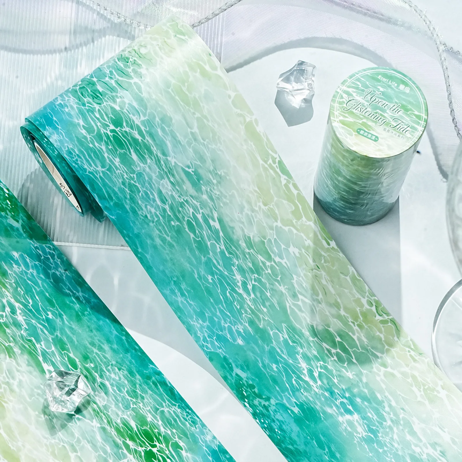 1pcs/1lot Decorative Adhesive between the rippling waters Masking Tapes Scrapbooking DIY Paper Japanese Stickers