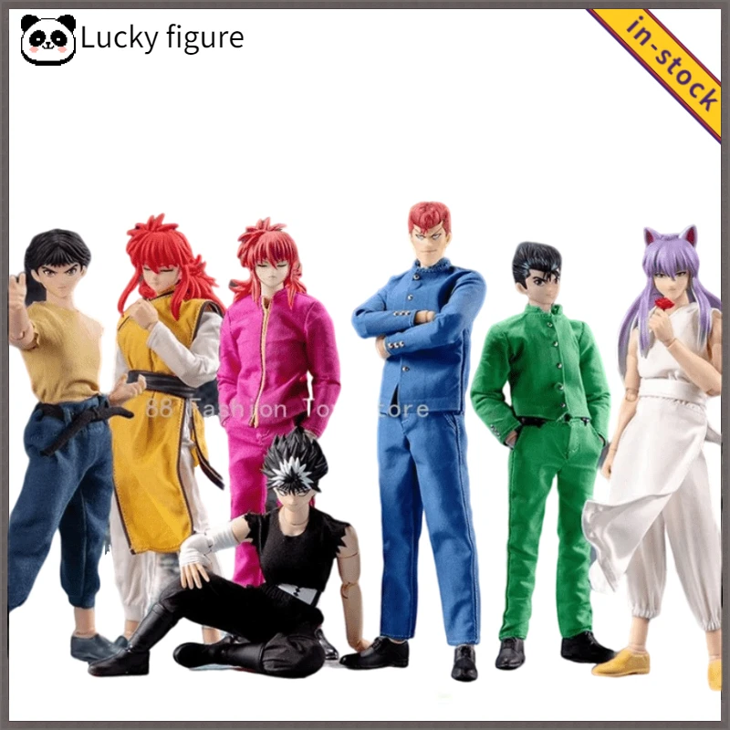 شخصية أكشن داسين PVC ، ألعاب رائعة ، GT YuYu Hakusho ، Urameshi Yuusuke ، Yoko Kurama ، Jaganshi Hiei ، Kuwabara ، Kazuma ، SHF ، في المخزن #1